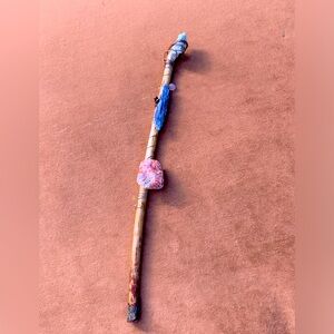 Natural magic crystal wand.